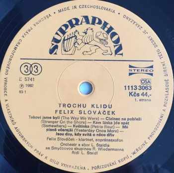 Orchestra Ladislav Štaidl: Trochu Klidu