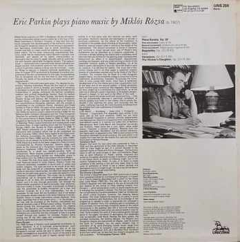 Miklós Rózsa: Eric Parkin Plays Piano Music By Miklos Rozsa