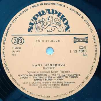 Hana Hegerová: Recitál 2