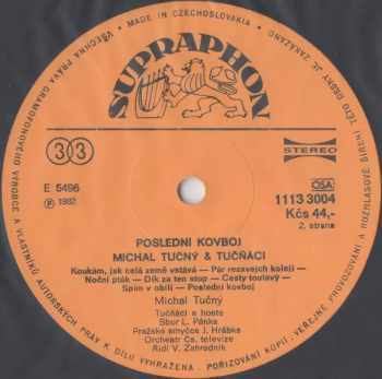 Michal Tučný: Poslední Kovboj