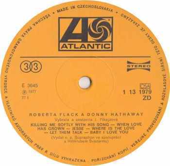 Roberta Flack: Roberta Flack A Donny Hathaway