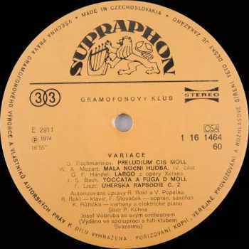 Orchestr Josefa Vobruby: Variace