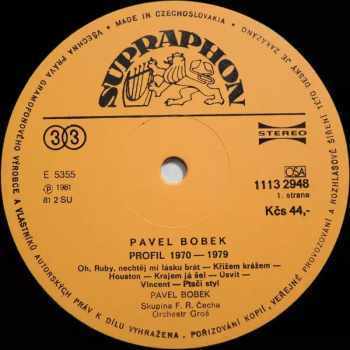 Pavel Bobek: Profil 1970 - 1979