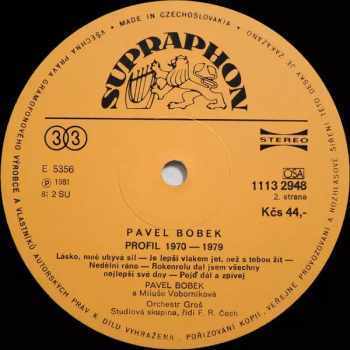 Pavel Bobek: Profil 1970 - 1979