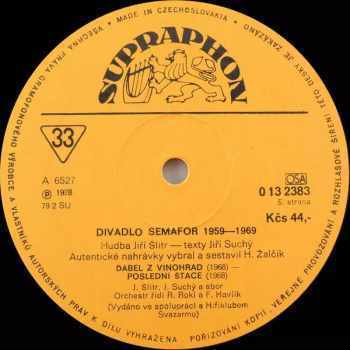 Jiří Suchý & Jiří Šlitr: Divadlo Semafor 1959 - 1969 (1-3)