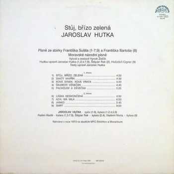 Jaroslav Hutka: Stůj Břízo Zelená