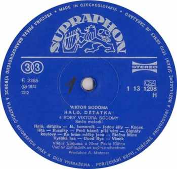 Viktor Sodoma: Haló, Děťátka!