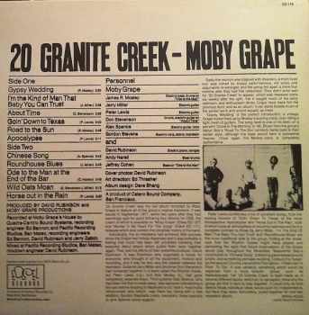 Moby Grape: 20 Granite Creek