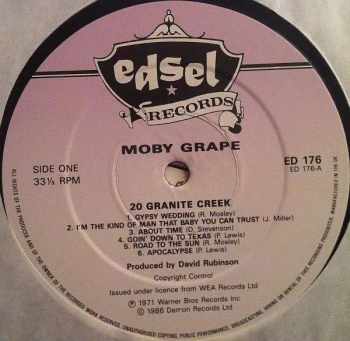 Moby Grape: 20 Granite Creek