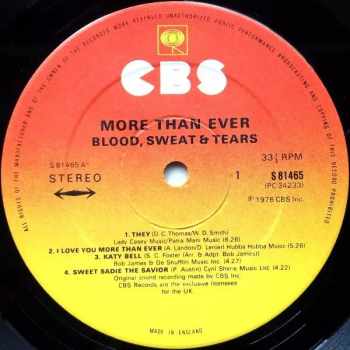Sweat And Tears Blood: More Than Ever