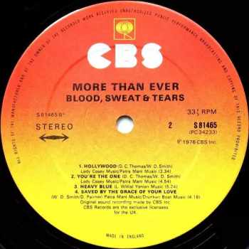 Sweat And Tears Blood: More Than Ever