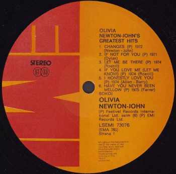 Olivia Newton-John: Olivia Newton-John's Greatest Hits