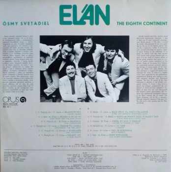 Elán: Ôsmy Svetadiel = The Eighth Continent