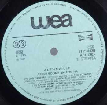 Alphaville: Afternoons In Utopia