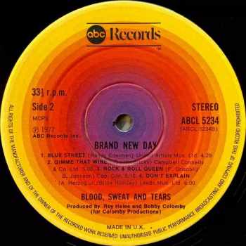 Sweat And Tears Blood: Brand New Day