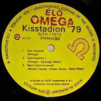 Omega: Élő Omega Kisstadion '79 (2xLP)
