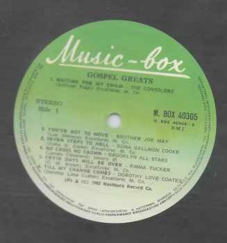Various: Gospel Greats Volume I
