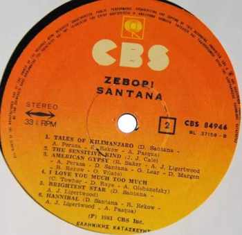 Santana: Zebop!
