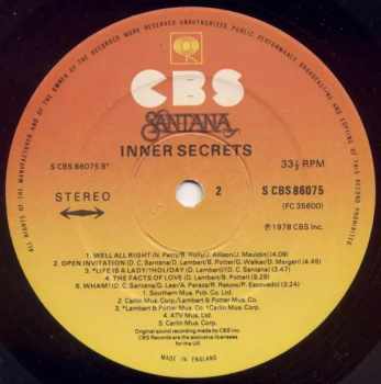 Santana: Inner Secrets
