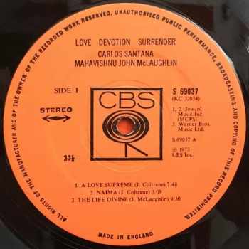 John McLaughlin: Love Devotion Surrender