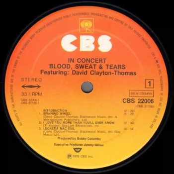 Sweat And Tears Blood: In Concert