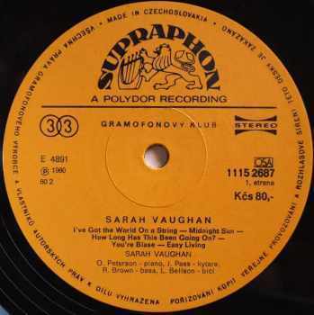 Sarah Vaughan: How Long Has This Been Going On?