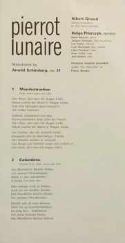 Arnold Schoenberg: Pierrot Lunaire (MONO)