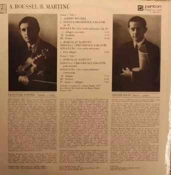 Bohuslav Martinů: III. Sonáta Pro Housle A Klavír / II. Sonáta Pro Housle A Klavír