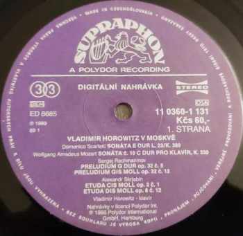 Vladimir Horowitz: Horowitz V Moskvě