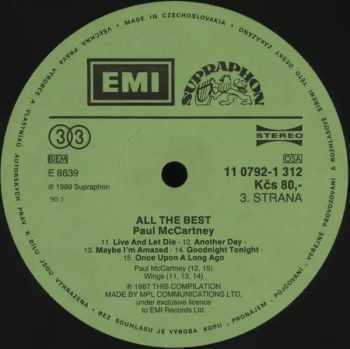 Paul McCartney: All The Best (2xLP)