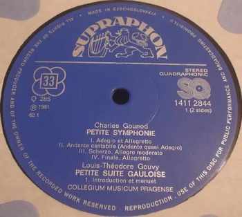 Collegium Musicum Pragense: Petite Symphonie / Chanson Et Danses / Petite Suite Gauloise (Pour Instruments À Vent)
