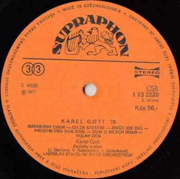 Karel Gott: Karel Gott '78