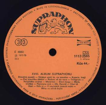 Various: XVIII. Album Supraphonu