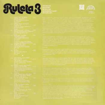 Various: Ruleta 3 (Rockové Skupiny Německé Demokratické Republiky)