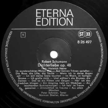 Robert Schumann: Dichterliebe Op. 48, Liederkreis Op. 24