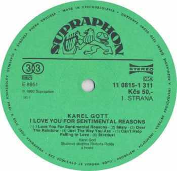 Karel Gott: I Love You For Sentimental Reasons