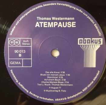 Thomas Westermann: Atempause