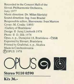 Slovak Philharmonic Orchestra: Symfónia C Dur / Predohry Z Opery Carmen
