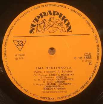 Emmy Destinn: Ema Destinnová