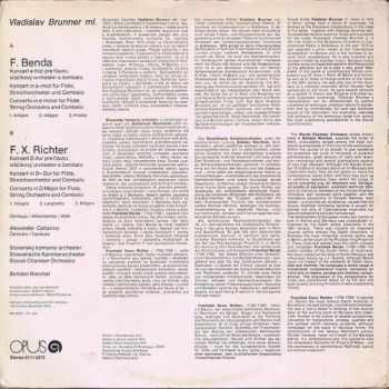 Bohdan Warchal: Vladislav Brunner / F. Benda / F. X. Richer