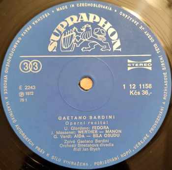 Gaetano Bardini: Operatic Recital