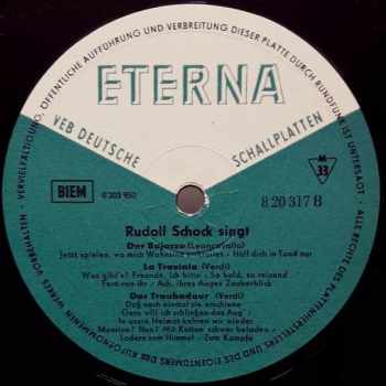 Rudolf Schock: Rudolf Schock Singt