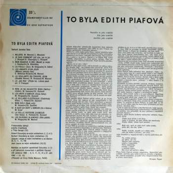 Edith Piaf: To Byla Edith Piafová (+ PŘÍLOHA)
