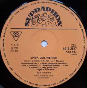 Jan Werich: Zpívá Jan Werich
