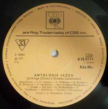 Various: Antologie Jazzu (Od Kinga Olivera K Ornettu Colemanovi) (4xLP + BOX + BOOKLET)