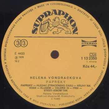 Helena Vondráčková: Paprsky