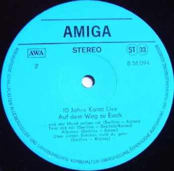 Karat: 10 Jahre - Auf Dem Weg Zu Euch - Live (2xLP)