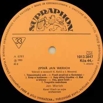 Jan Werich: Zpívá Jan Werich