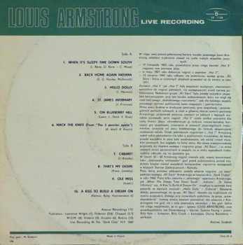 Louis Armstrong: Live Recording