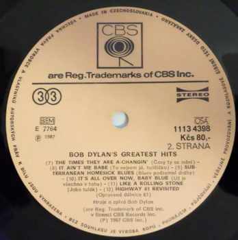 Bob Dylan: Bob Dylan's Greatest Hits